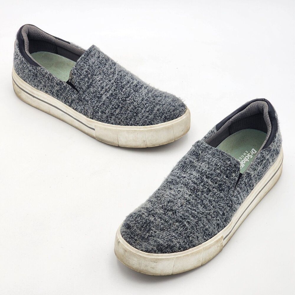 Dr. Scholl's Happiness Lo Slip On Casual Sneaker Shoes Gray Women's Size 8.5
